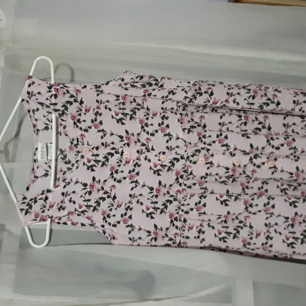 Dress, floral pattern, light pink, small, "Style My Way"